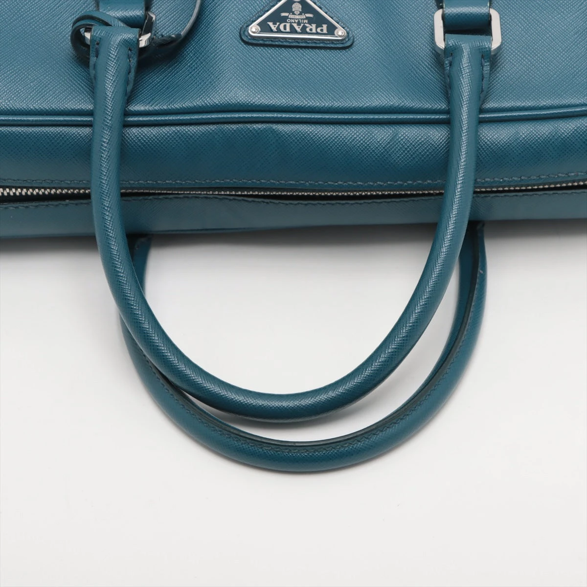 プラダ サフィアーノトラベル 2WAYビジネスバッグ ブルー 2VE011