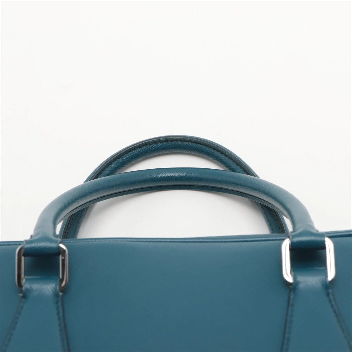 プラダ サフィアーノトラベル 2WAYビジネスバッグ ブルー 2VE011