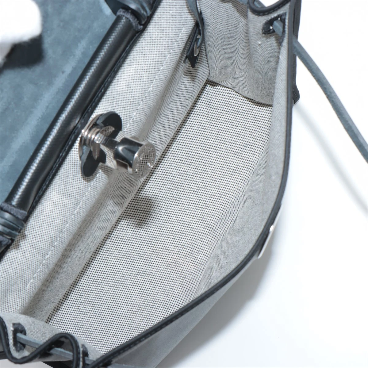 エルメス エールバッグジップPM トワルアッシュベルリンヌ×カーフ