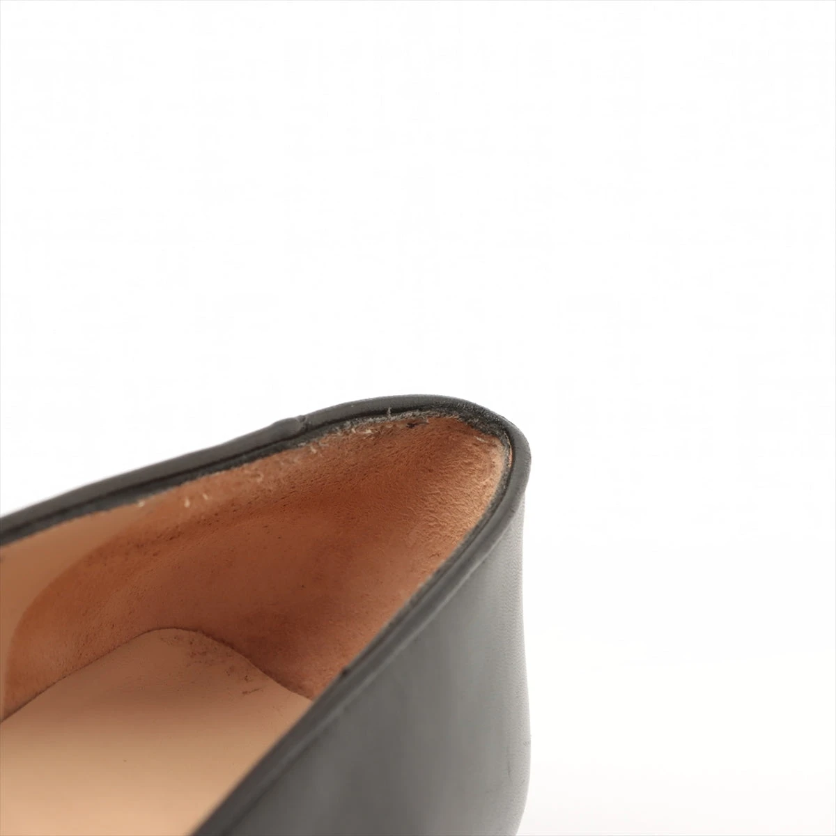 フェラガモ ガンチーニ レザー×パテント パンプス 6 レディース