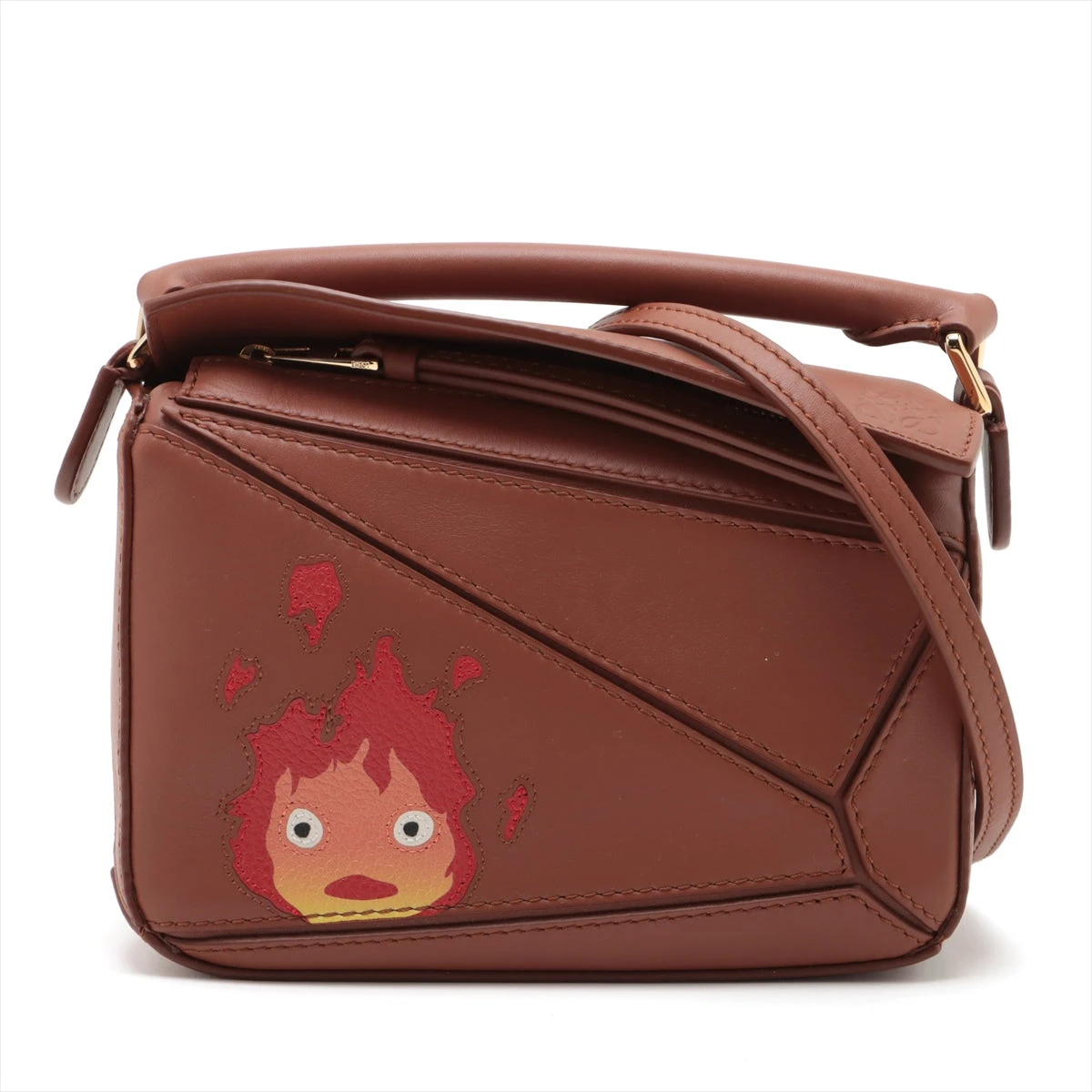 ロエベ×スタジオジブリ ミニパズルバッグ レザー 2WAYハンドバッグ