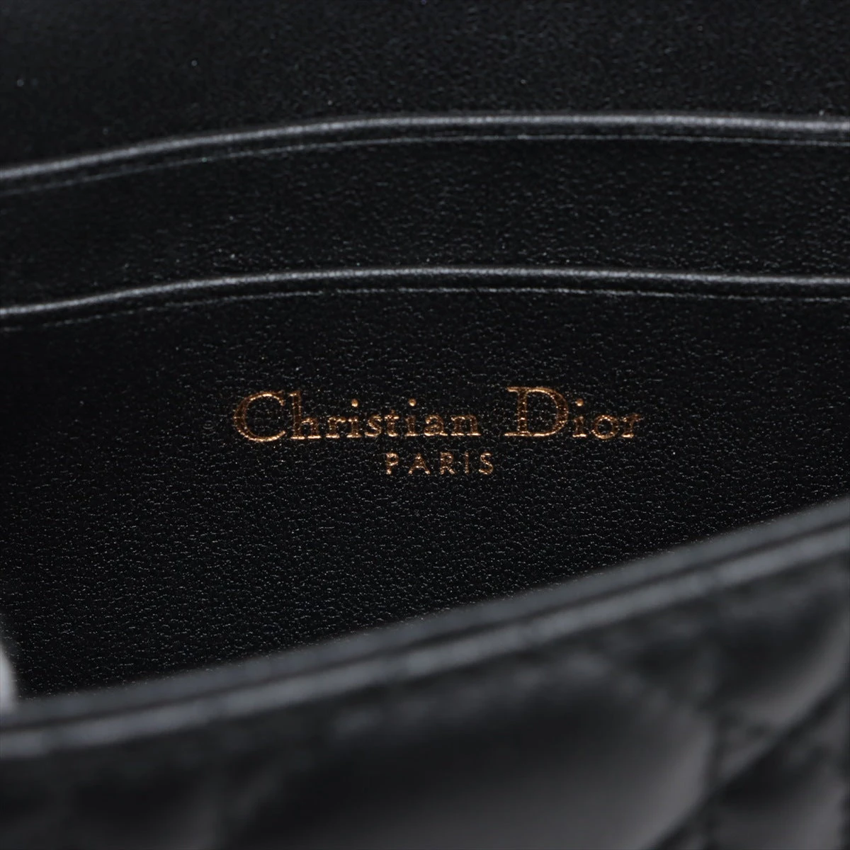 クリスチャンディオール レディディオール カナージュ レザー チェーン