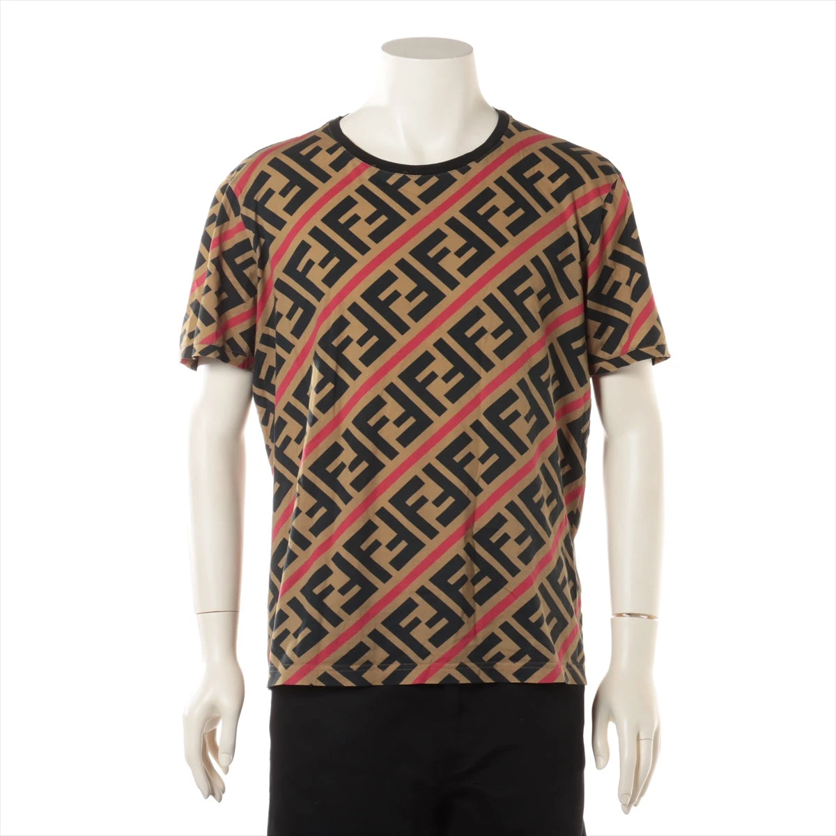 【美品】FENDI ズッカ ロゴ レース ブラウス Tシャツ ビンテージ 44 美品】FENDI ズッカ ロゴ レース ブラウス Tシャツ ビンテージ 44