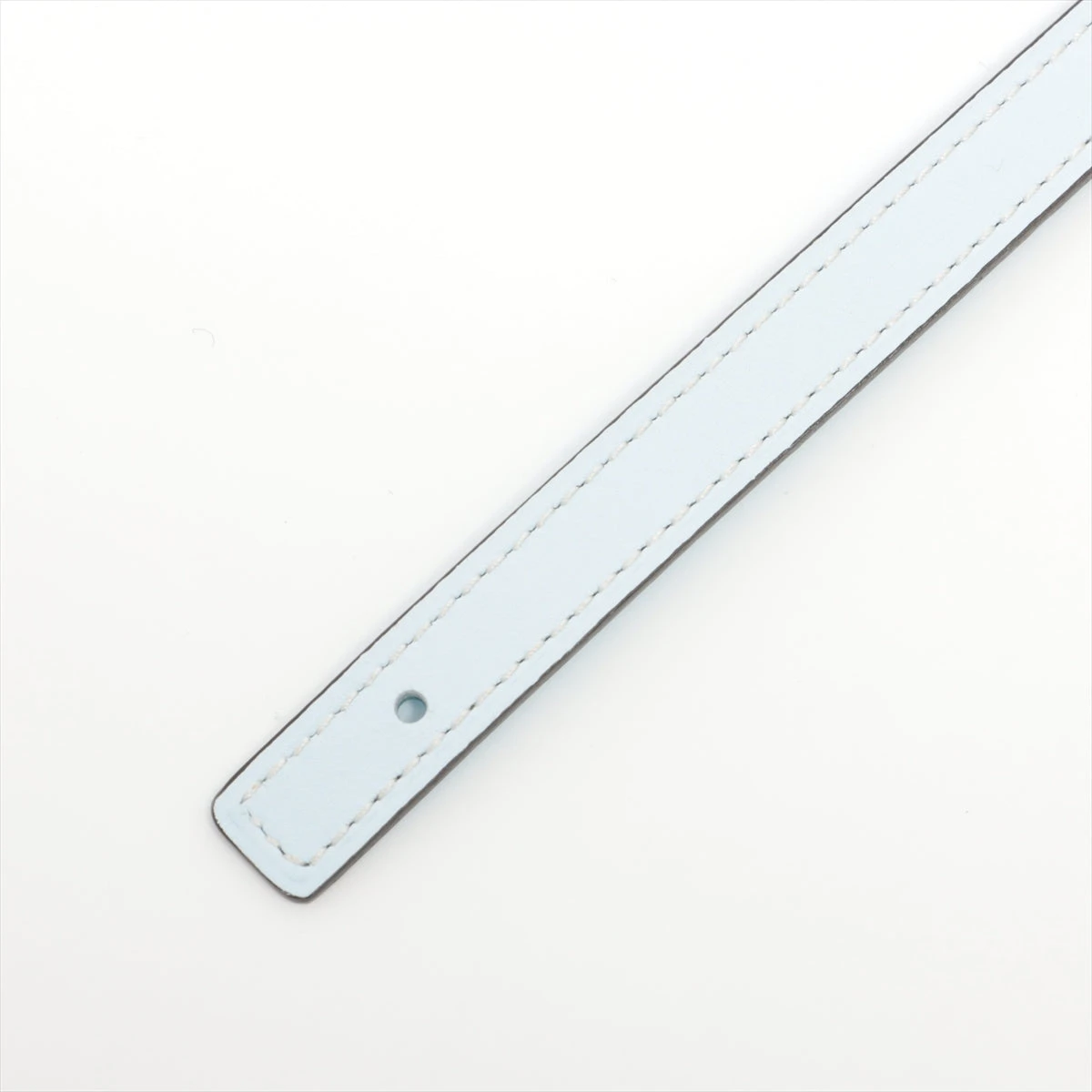 ❤お得な未使用品❤ リバーシブル細ベルトの替えベルト「75」U刻印 エルメス エルメス リバーシブル U刻印:2022年 ベルト 75 レザー ブルー