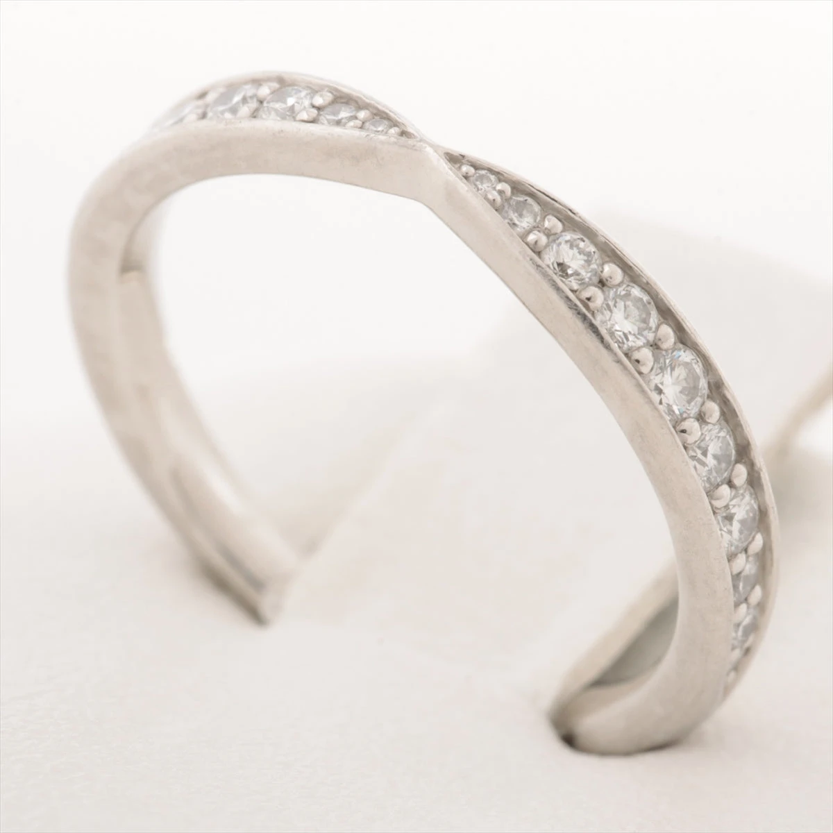 ティファニー Pt950 ダイヤモンド リング 0.24ct ハーモニー