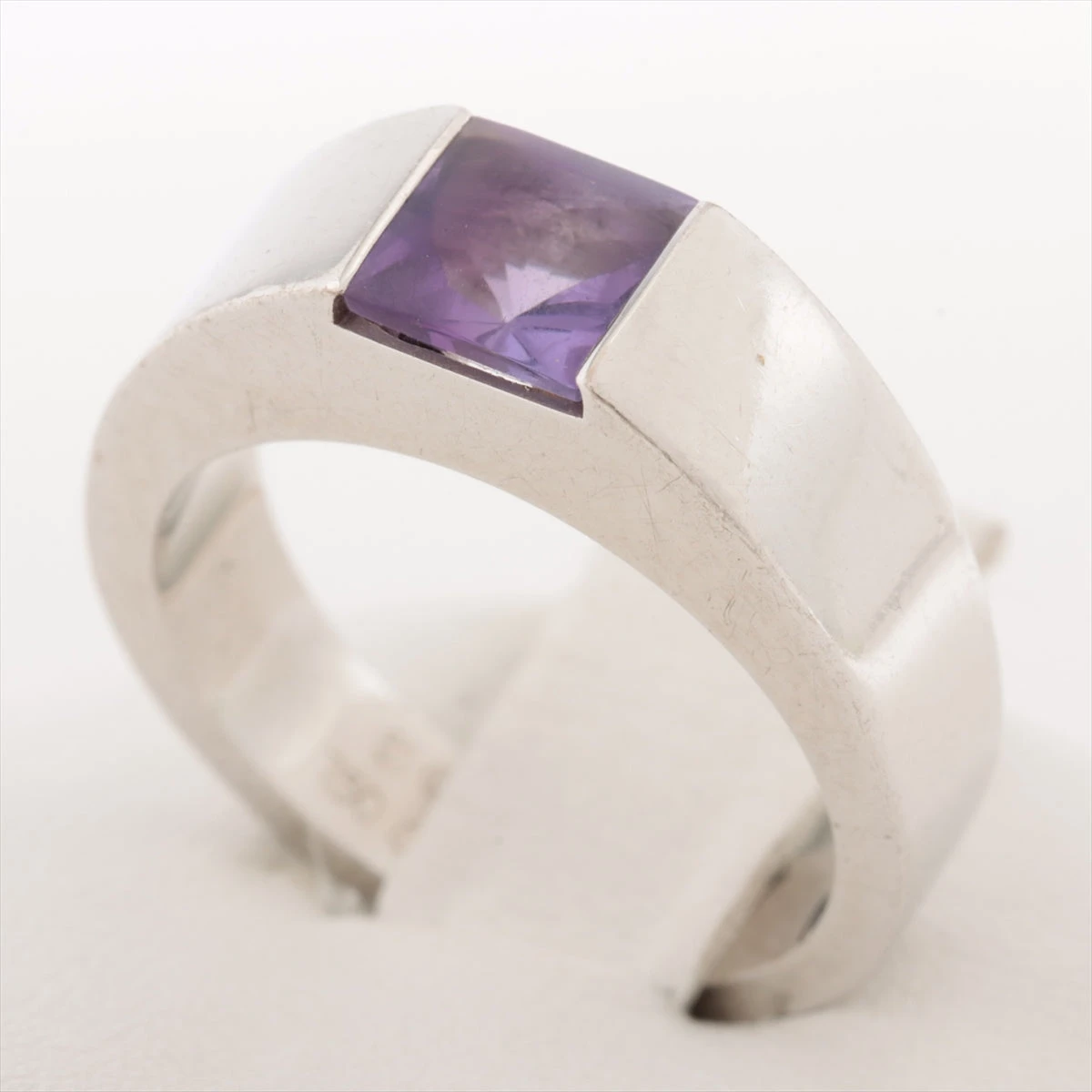 カルティエ タンクリング アメジスト 9号/#49 楽天市場】カルティエ タンクリング アメジスト #49 リング・指輪 K18