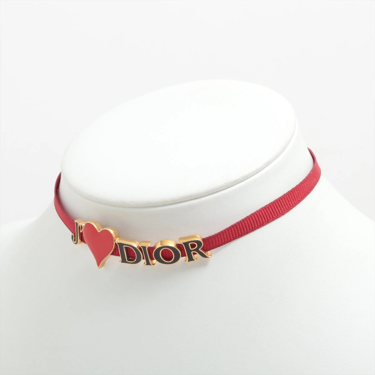ディオール　チョーカー ディオール ジャディオール チョーカー GP×ファブリック レッド