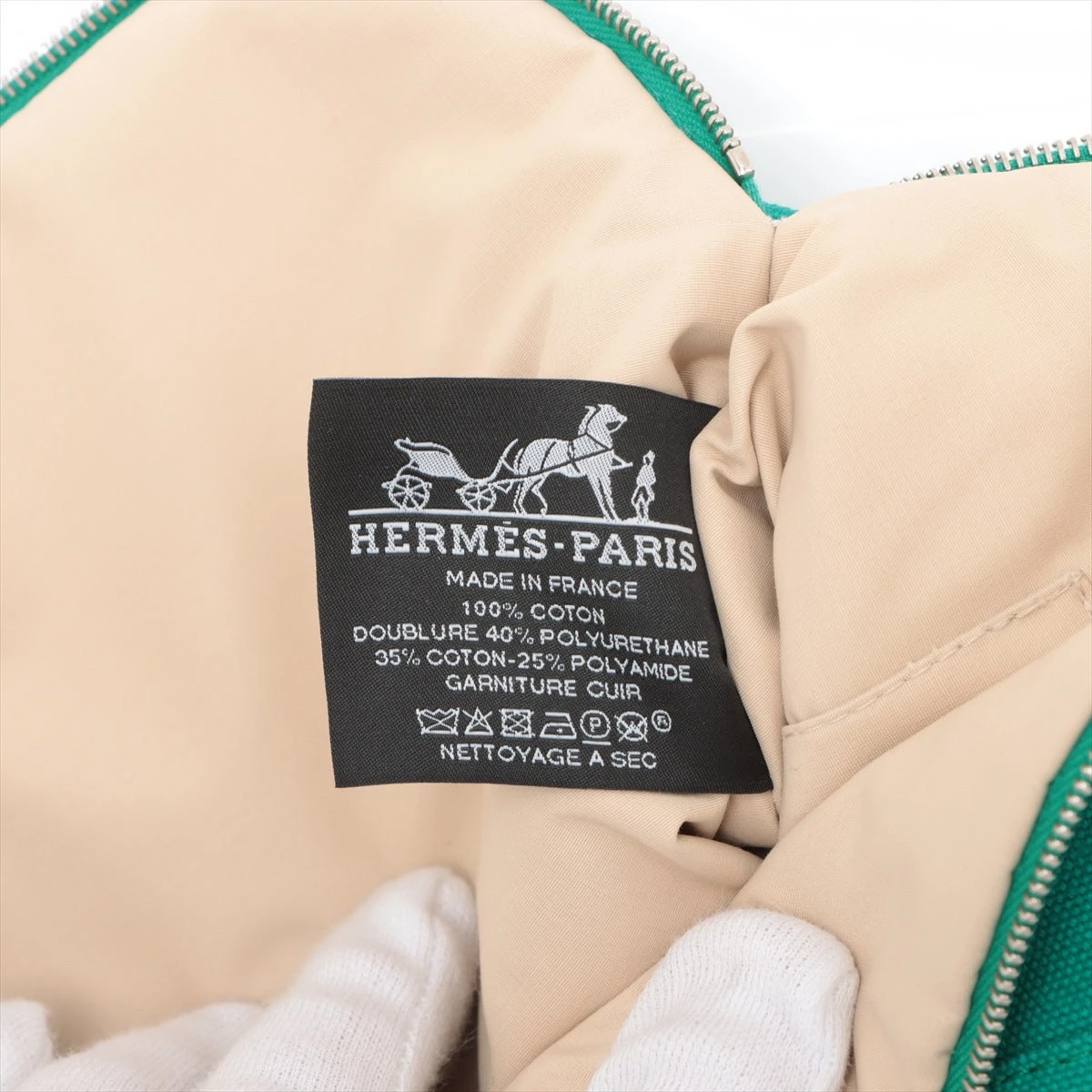 サク様 HERMES ボリードポーチ 2個セット グリーン サク様