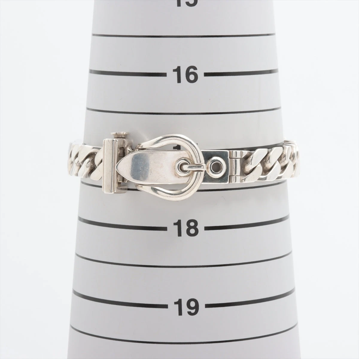 エルメス　Hermes ブックルセリエ　ブレスレット　レザー　シルバー　バングル エルメス ブックルセリエ ブレスレット 925 42.2g シルバー A2326097