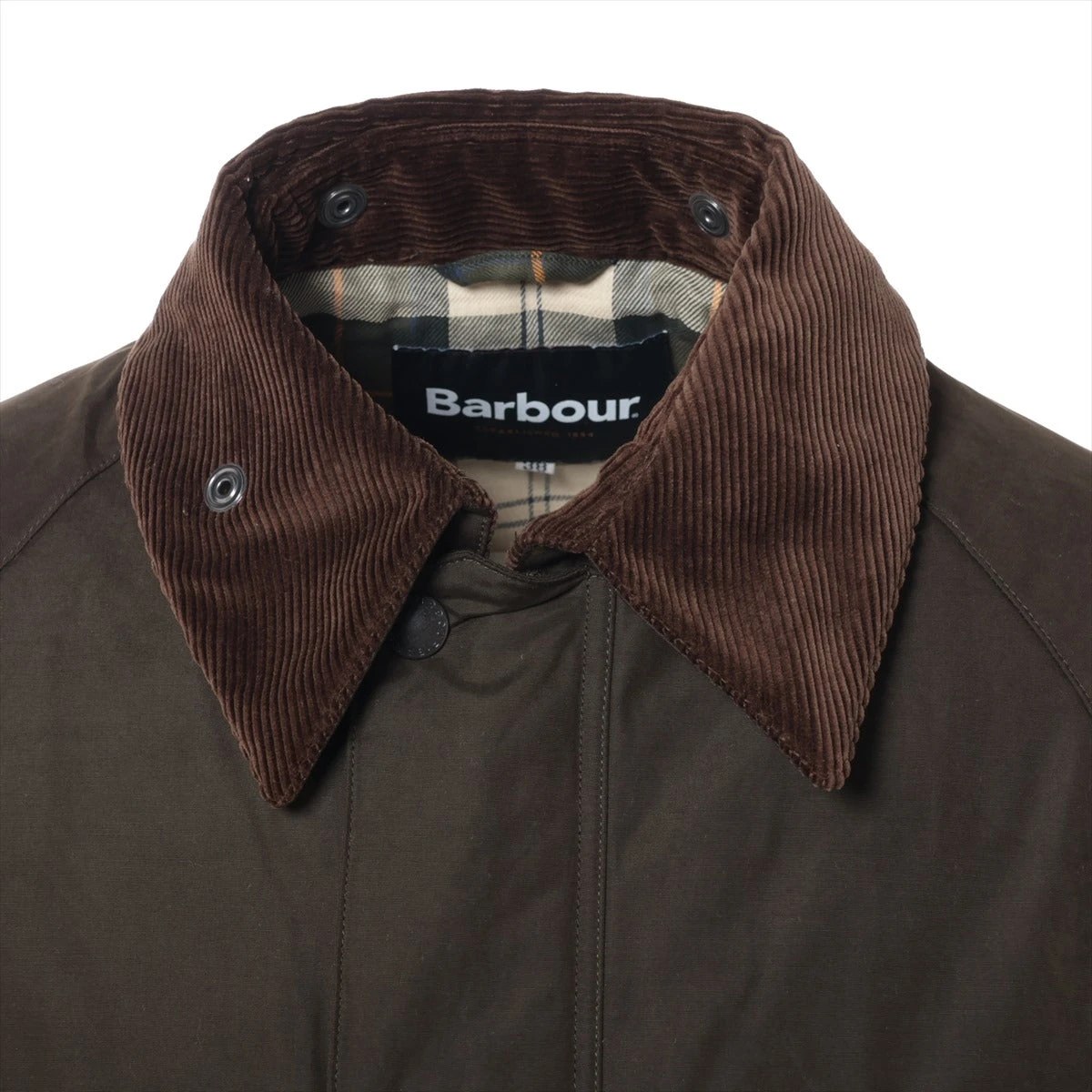 バブアー 23AW コットン×ポリエステル ジャケット 38 メンズ カーキ