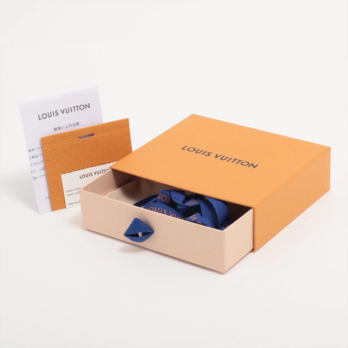 ◇ルイヴィトン◇ モノグラム ポルトフォイユ ルー M82265 二つ折り財布 ヴィトン モノグラム エンボス ポルトフォイユ ルー M82265 ブルー