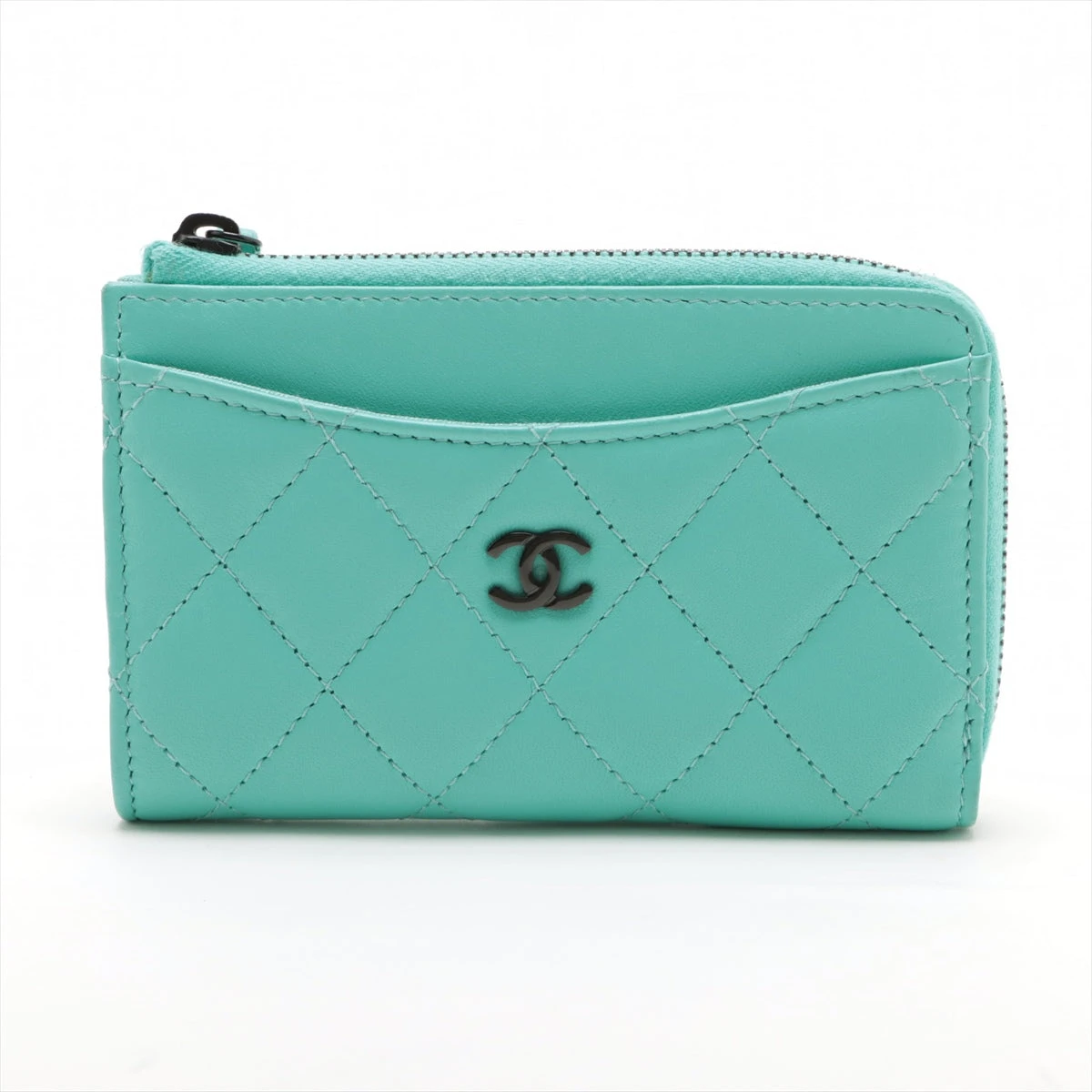 【VINTAGE】シャネル マトラッセ ラムスキン コインケース CHANEL （未使用 展示品）シャネル マトラッセ チェーン