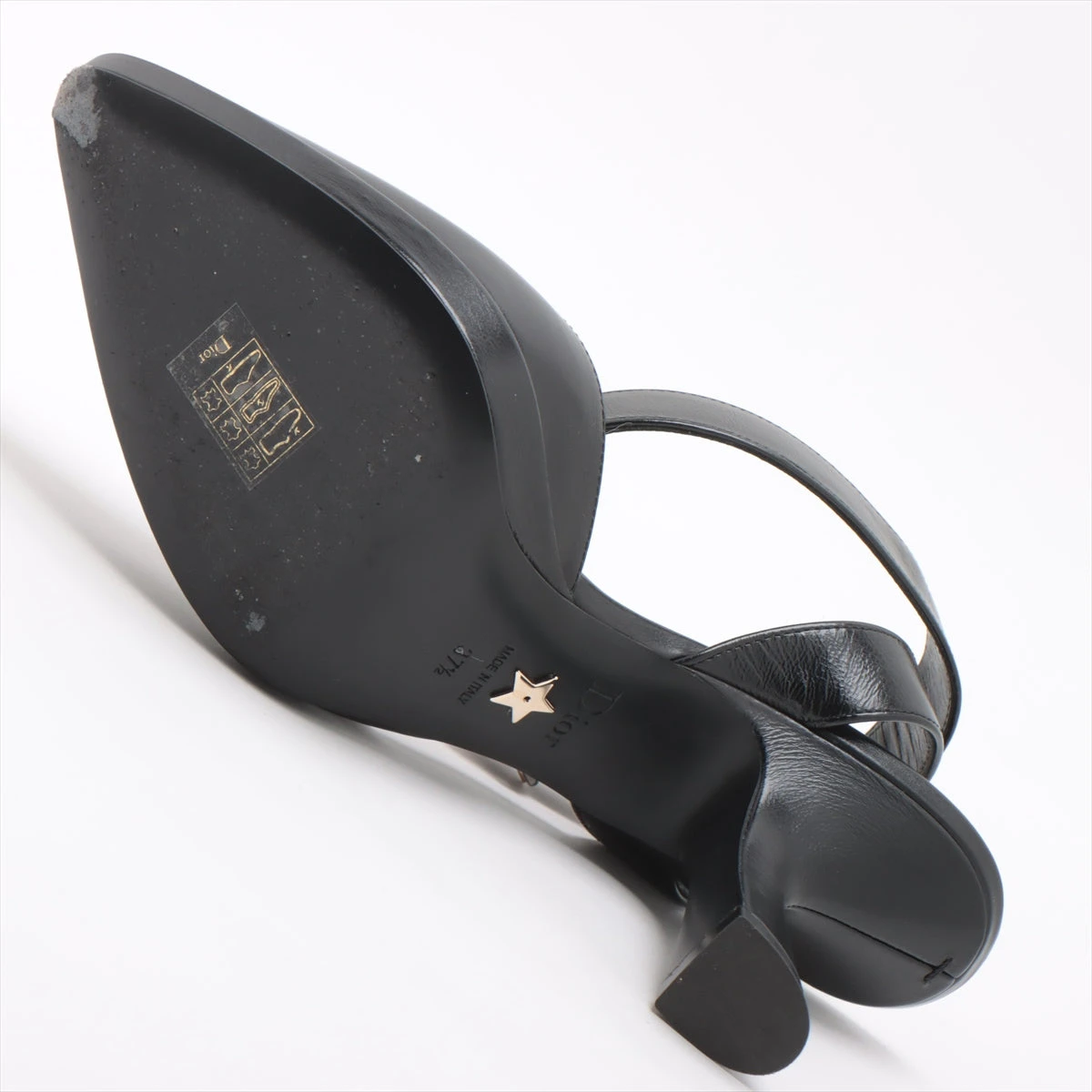 37 Dior ストラップ パンプス AIME ブラック 厚底 24 37 Dior ストラップ パンプス AIME ブラック 厚底 24