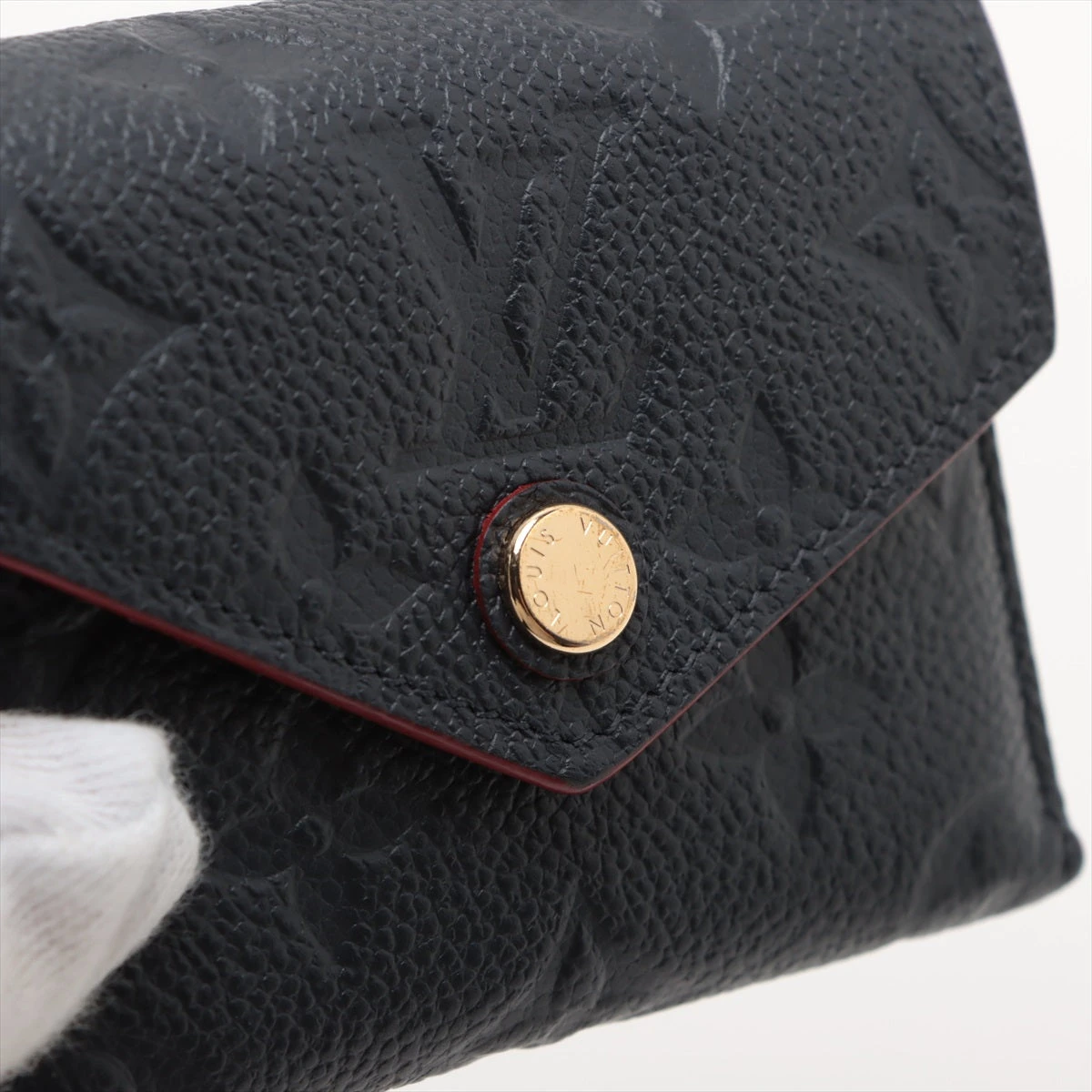 ★良品★　ルイヴィトン　アンプラント　ポルトフォイユ 　ゾエ　マリーヌルージュ Amazon | (ルイ・ヴィトン)LOUIS VUITTON 三つ折り財布 小銭入れ