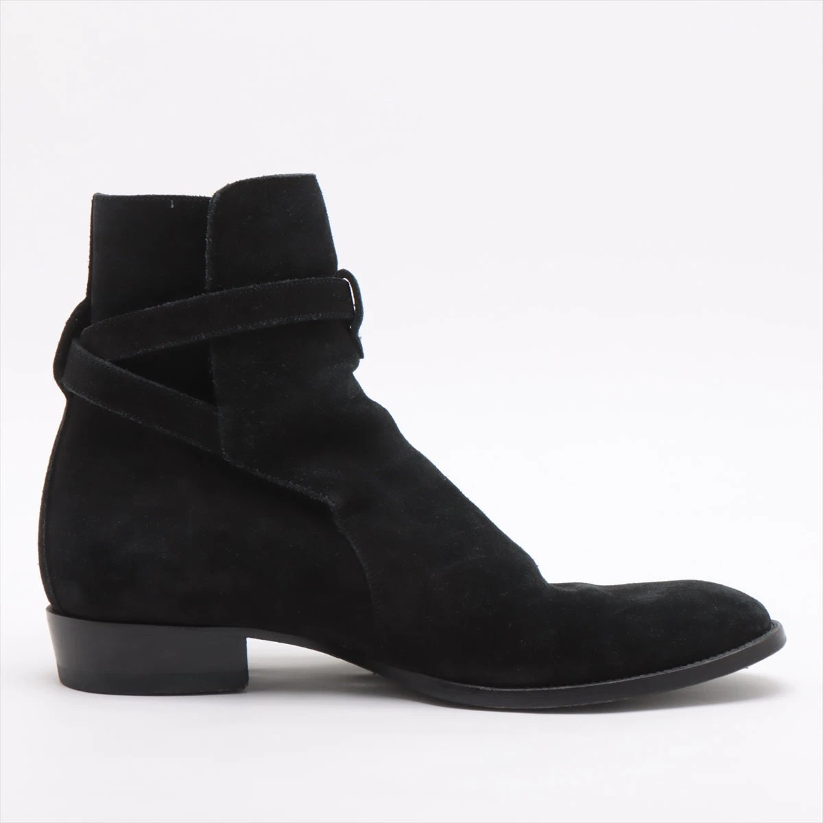 サンローランパリ スエード ショートブーツ 41 メンズ ブラック 443200