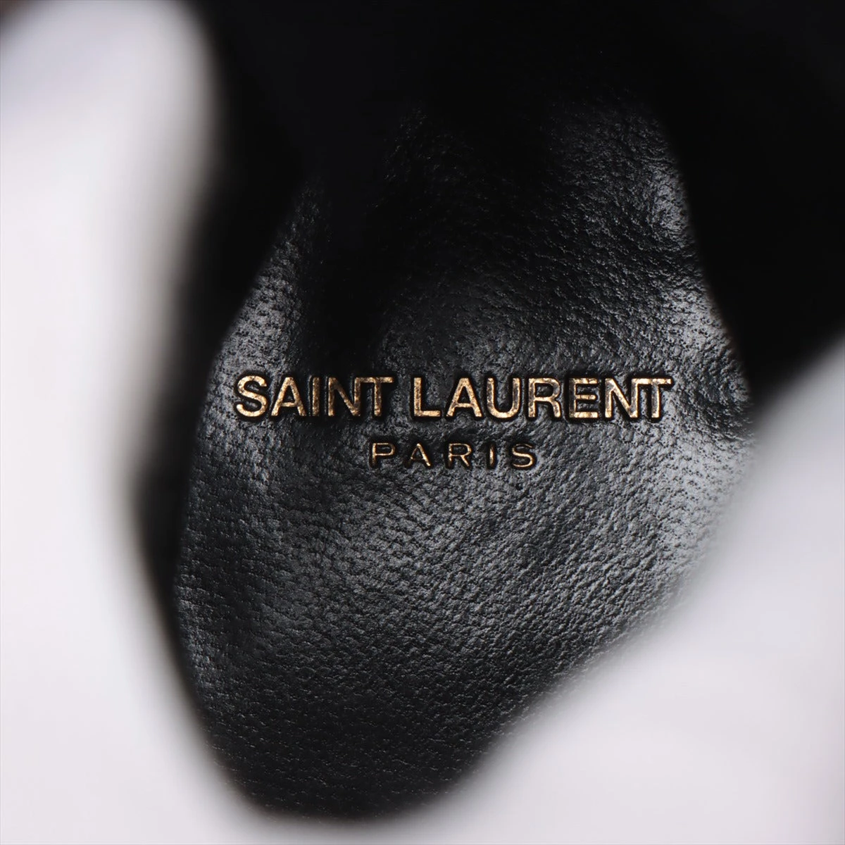 サンローランパリ スエード ショートブーツ 41 メンズ ブラック 443200