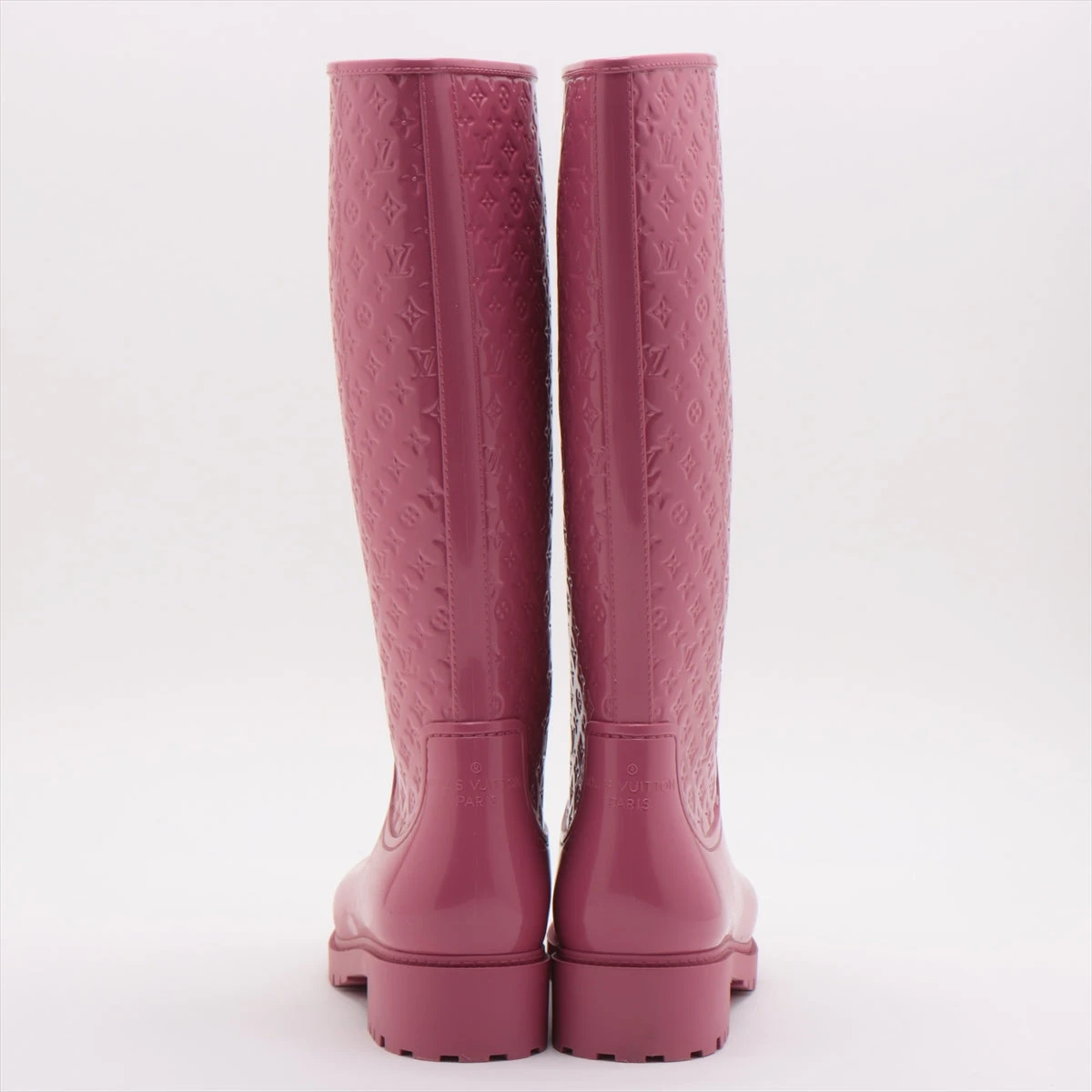 LOUIS VUITTON ピンクラバー　レイン　ブーツ ルイ・ヴィトン新作レインシューズ、“モノグラム・フラワー