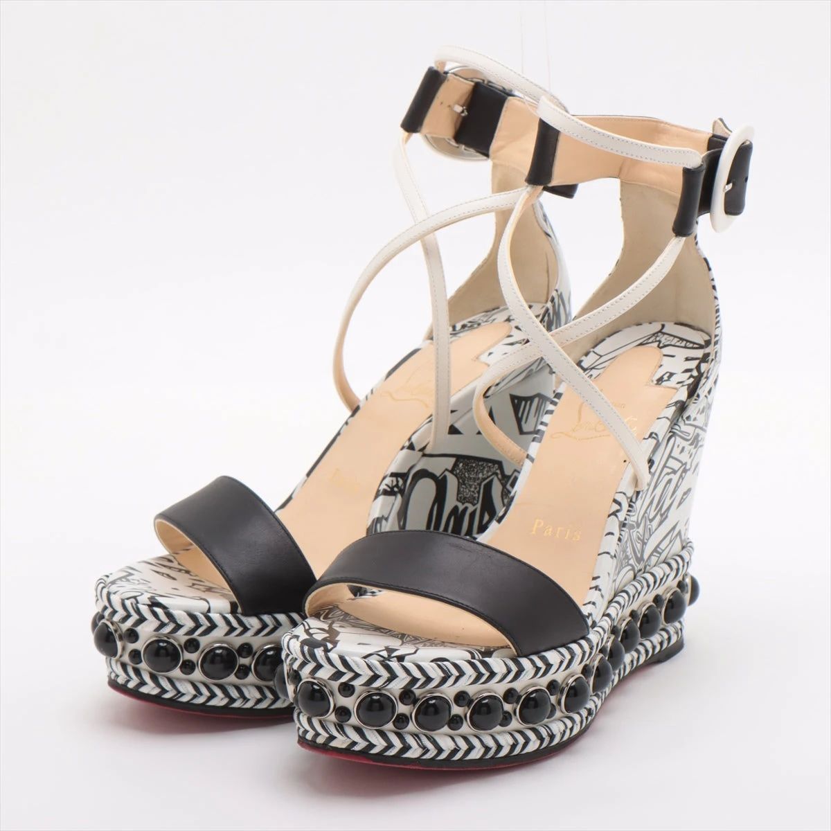 CHRISTIAN LOUBOUTIN(クリスチャンルブタン) サンダル 37 レディース