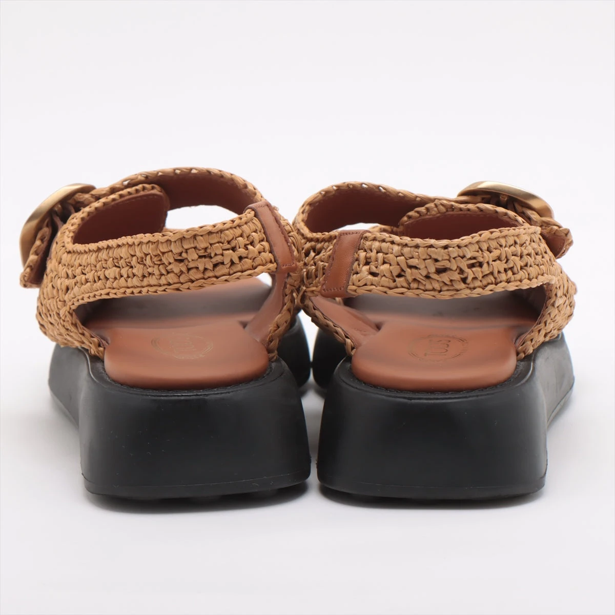 専用　トッズ　ラフィア　サンダル　厚底 TOD'S トッズ サンダル シューズ 靴 ラフィア XXW11K0FO70RDQ