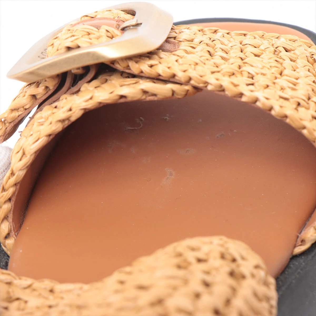 【数量限定*VIP特価】TOD'S レザーxラフィア サンダル 送料込み! TOD'S☆SANDALS☆ラフィア＆レザーサンダル☆レディース☆送料込