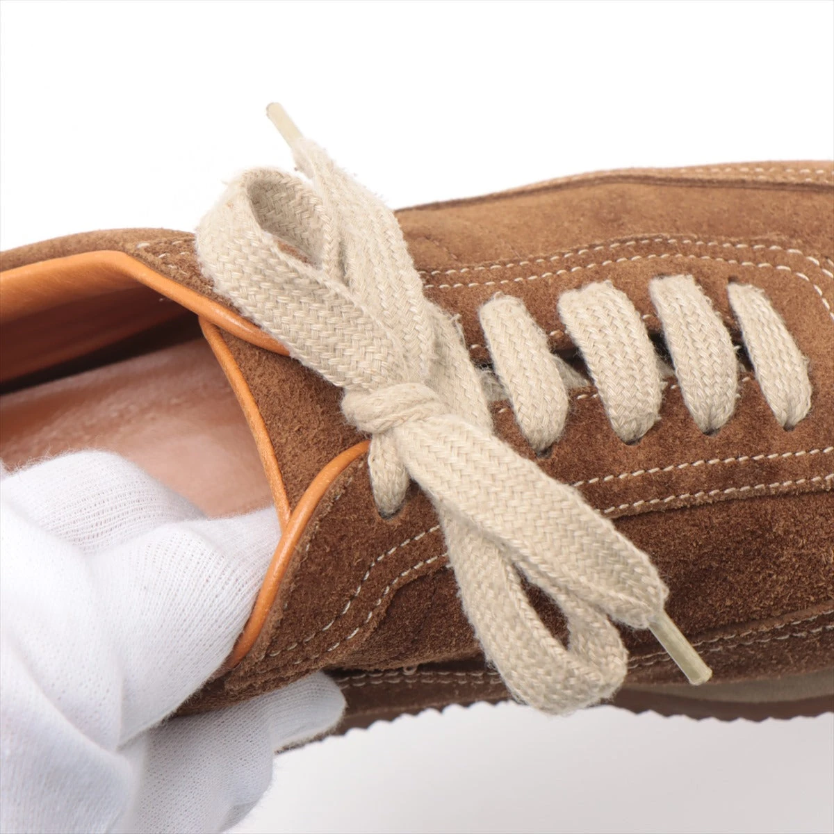 エルメス クイック スエード スニーカー 38 レディース ブラウン