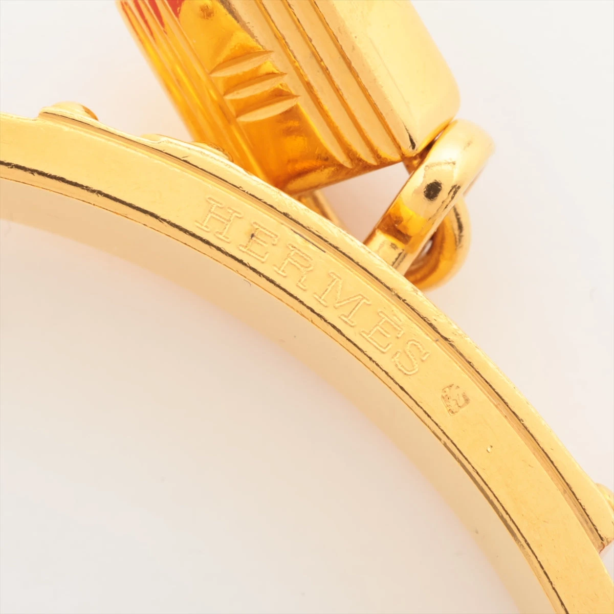 エルメス ケリーバングル バングル GP レッド×ゴールド AP069827｜中古 