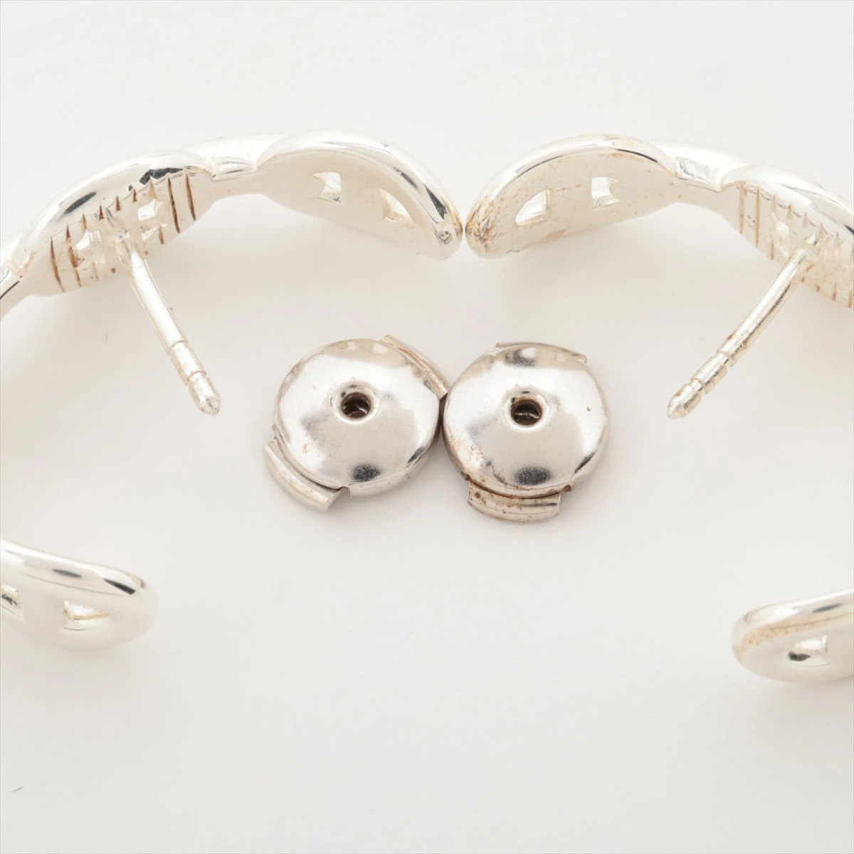 エルメス シェーヌダンクル ピアス(両耳用) 925 7.4g シルバー