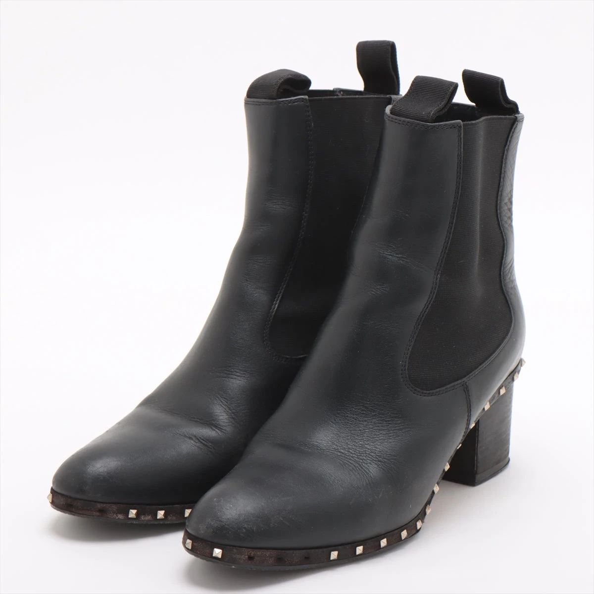 バレンティノ　ブーティ　38 VALENTINO ロックスタッズ ブーツ 38 バレンティノ ブーティ