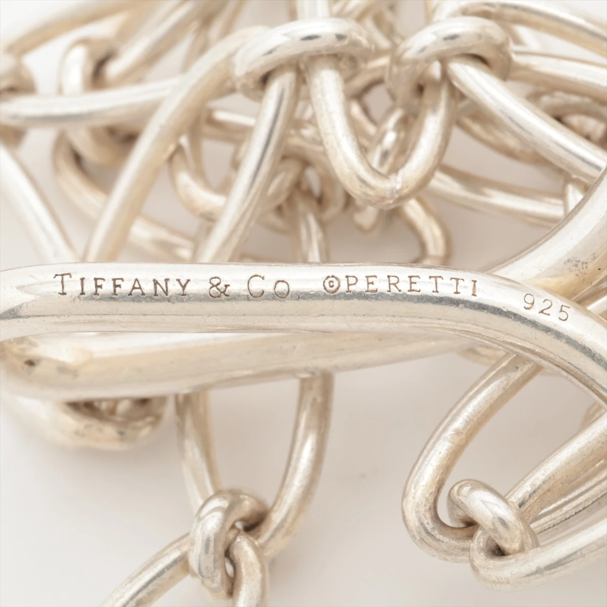美品☆ティファニー☆オープンクロスネックレス S925 TIFFANY&Co. ティファニー オープンクロス ネックレス シルバー