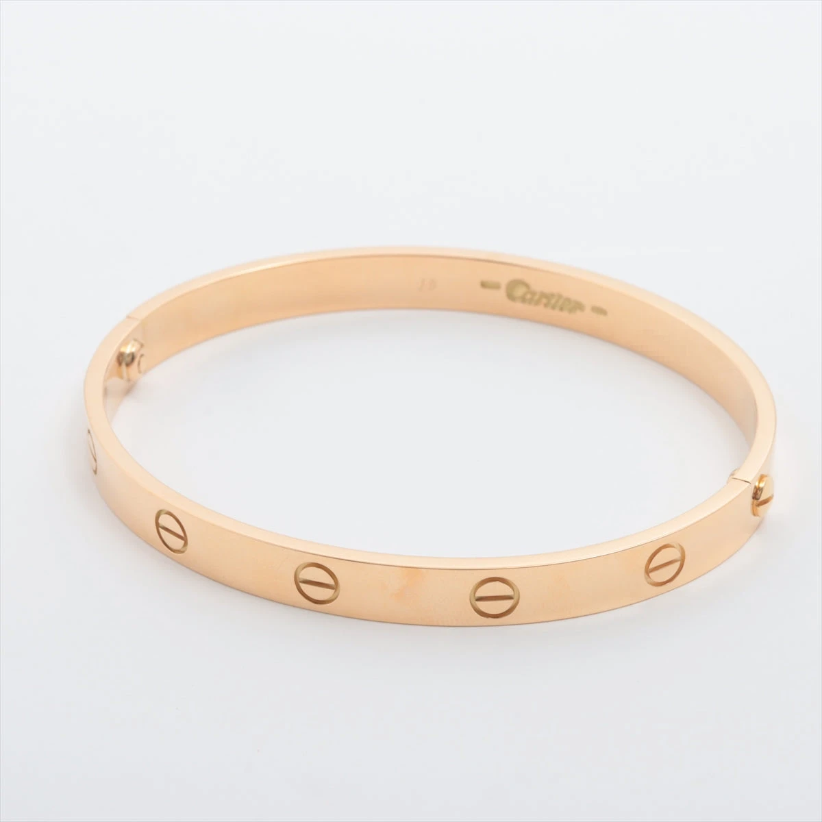 カルティエ　ドライバー　ラブブレス　純正 カルティエ ラブブレス ドライバー付き バングル 18金 K18