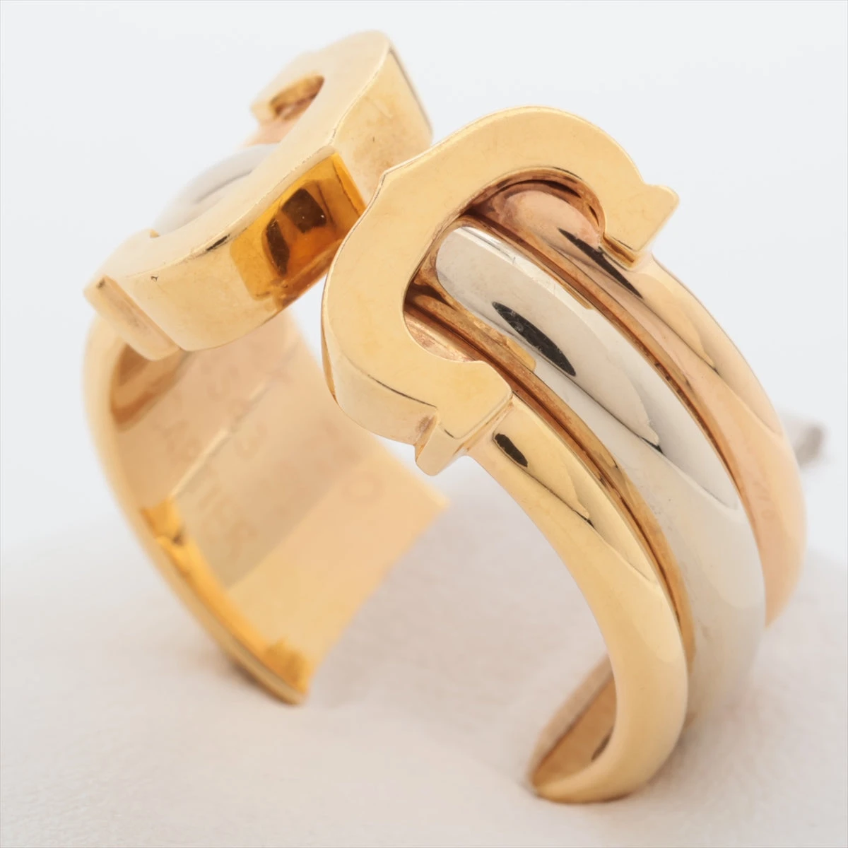 カルティエ 2C リング 750(YG×PG×WG) 8.1g 51 B4026251 A2751721｜中古 