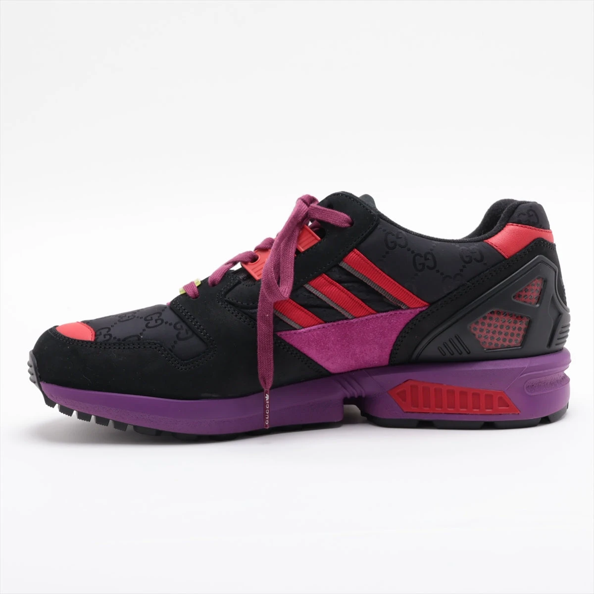 グッチ×アディダス ZX8000 23SS スエード×キャンバス スニーカー