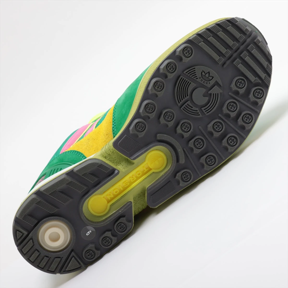 グッチ×アディダス ZX8000 23SS スエード×キャンバス スニーカー