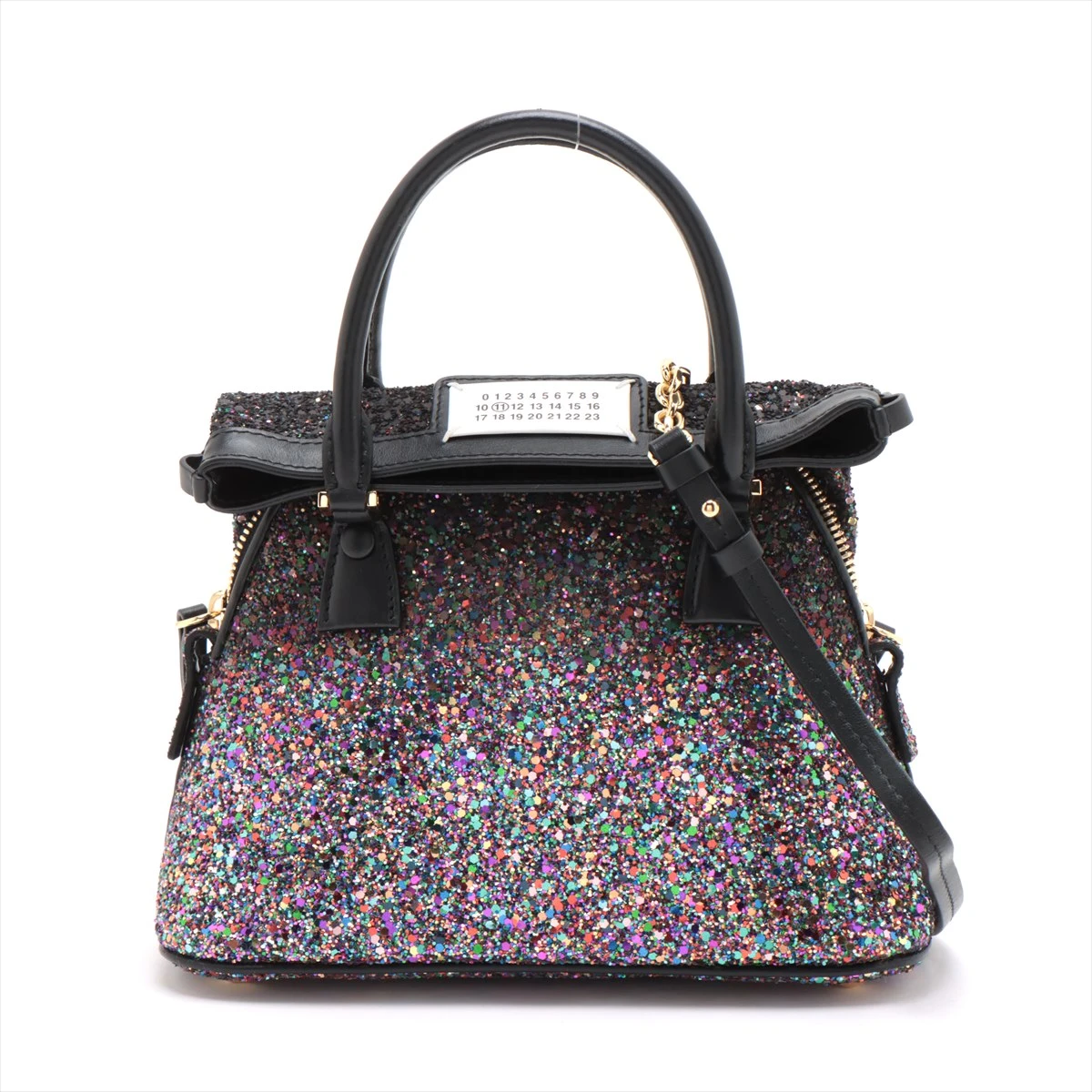 メゾンマルジェラ 5AC レザー ハンドバッグ レッド メゾンマルジェラ 5AC レザー ハンドバッグ レッド A2675083