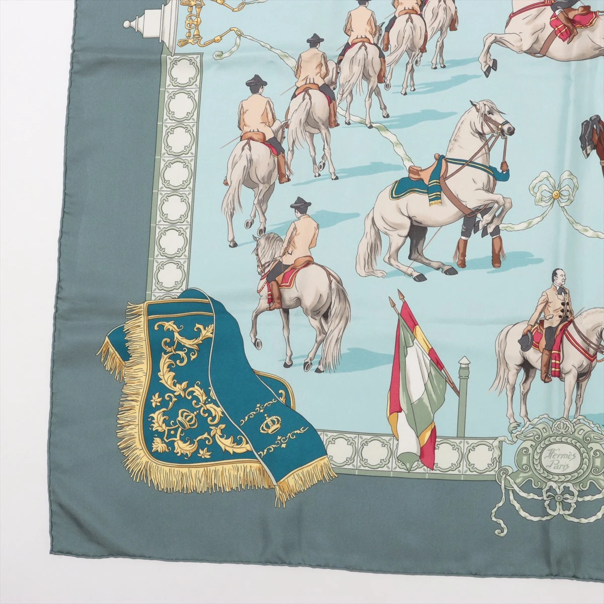 HERMES / エルメス | カレ90 王立アンダルシア馬術学校 ストール