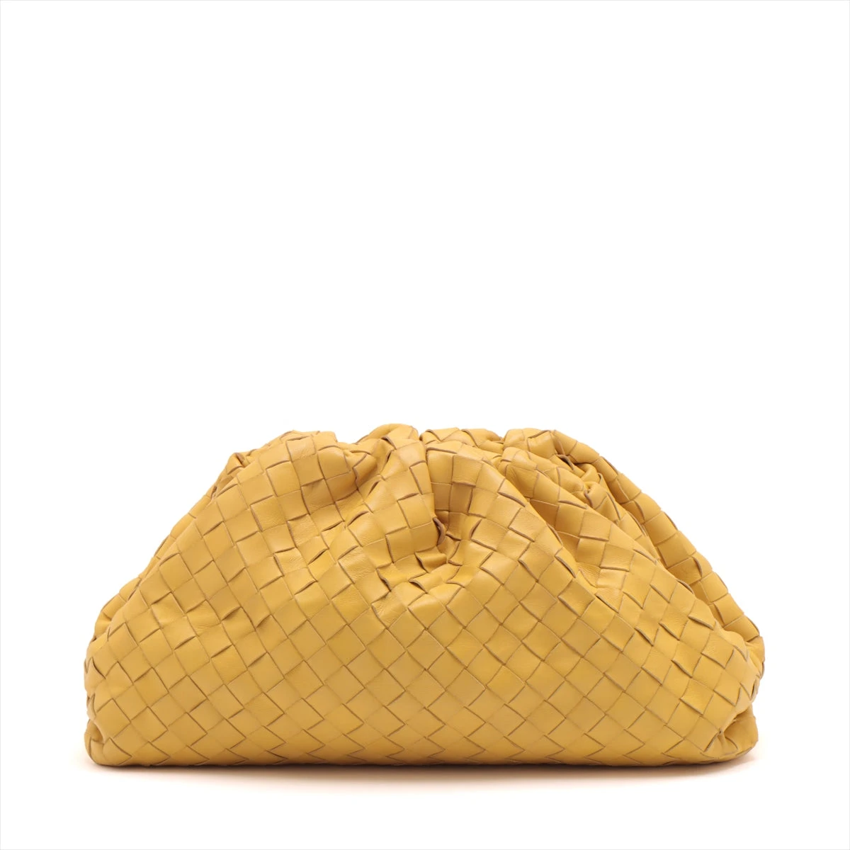 BOTTGAVENETA イントレチャート ハンドバッグ　イエロー レザー BOTTEGA VENETA(ボッテガ・ヴェネタ) イントレチャート チェーン