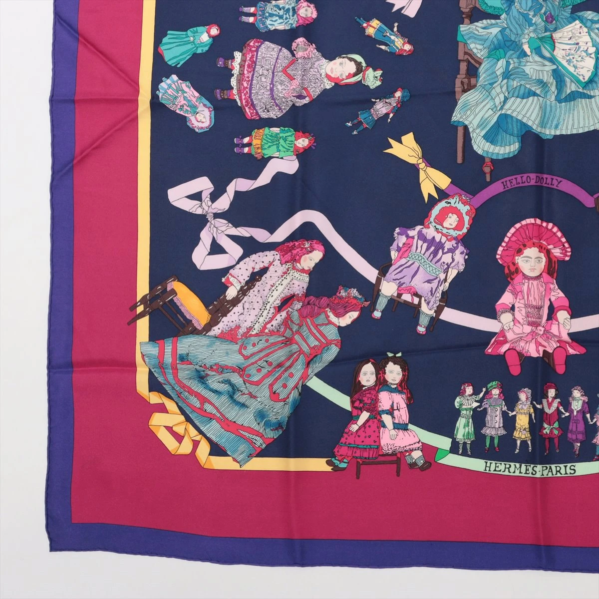 【美品】HERMES カレ90 HELLO DOLLY ドール タグ付き　希少！ 楽天市場】エルメス カレ90 スカーフ ハロードリー HELLO DOLLY