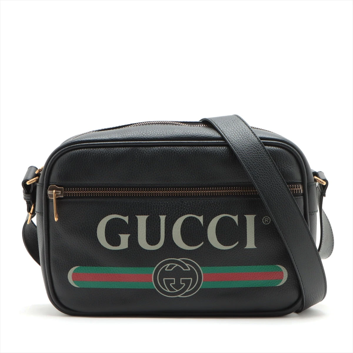 グッチ レザー グッチプリント メッセンジャーバッグ 523589 GUCCI グッチ メッセンジャーバッグ グッチプリント レザー