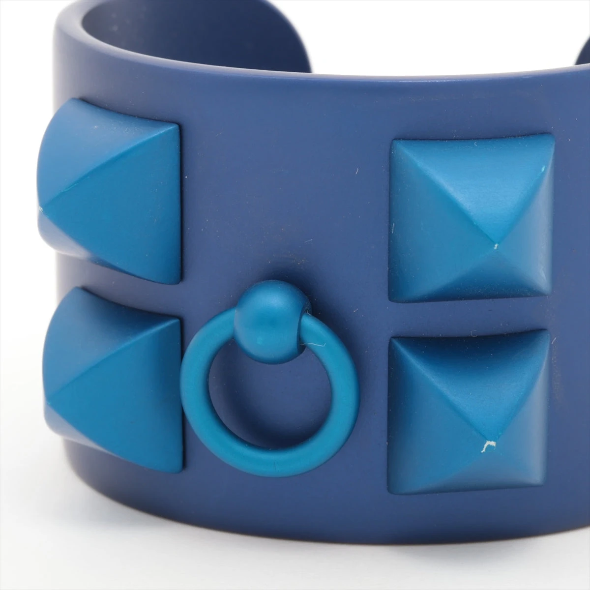 エルメス コリエドシアン バングル アルミニウム メタリックブルー