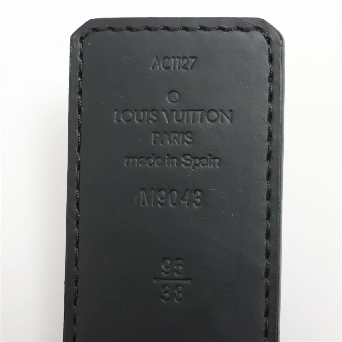 ヴィトン M9043 サンチュール LV イニシャル AC1127 ベルト 95