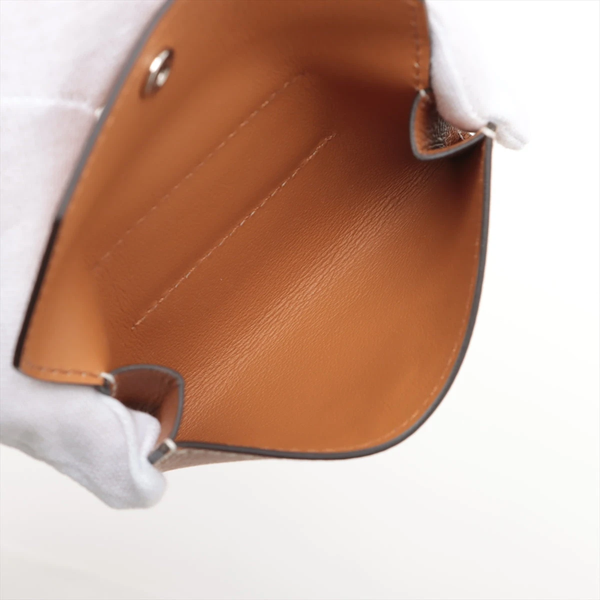 エルメス ケリーポケット ヴォーエプソン ゴールド シルバー金具 W