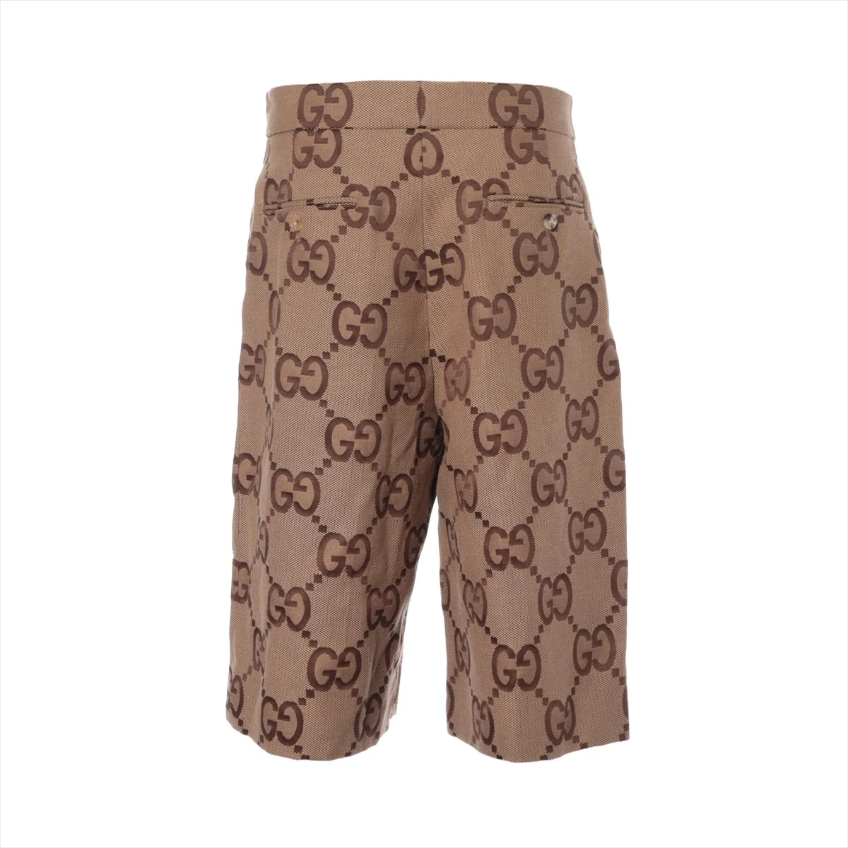 ぱんだ　GUCCI グッチ　GGエンボス加工　パンツ　ブラウン　48 GUCCI(グッチ) スラックス672087 672087 ブラウン サイズ 46