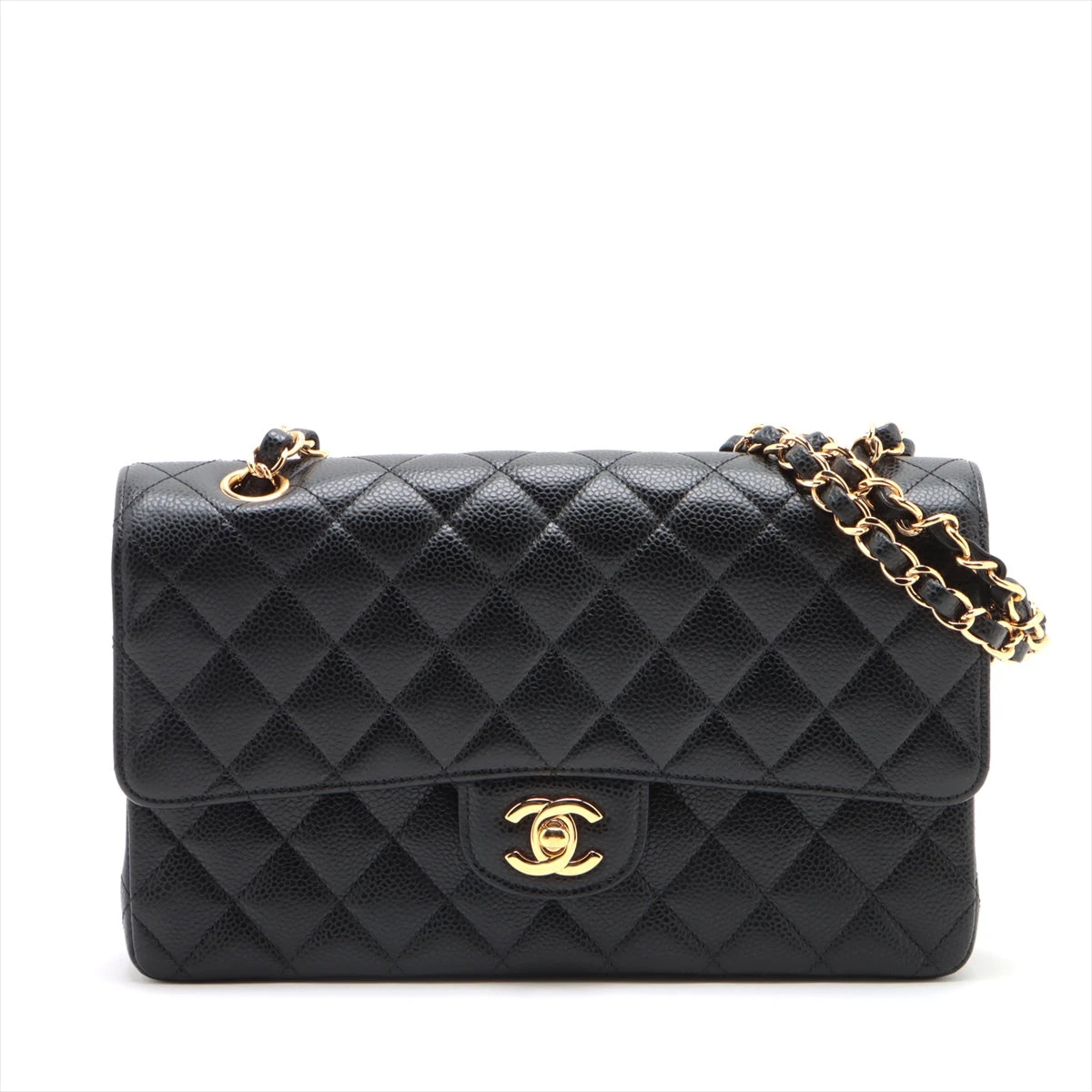 ダブルバッグが叶う 可愛すぎるCHANEL マトラッセバッグチャーム シャネル マトラッセ25 キャビアスキン ダブルフラップ ダブル