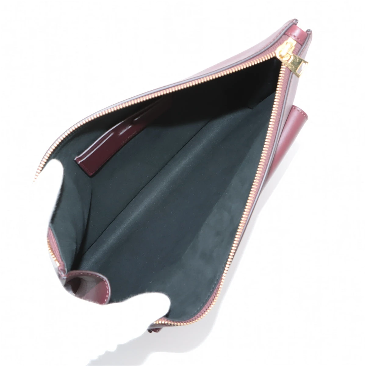 トムフォード レザー クラッチバッグ ボルドー A2759376｜中古ブランド