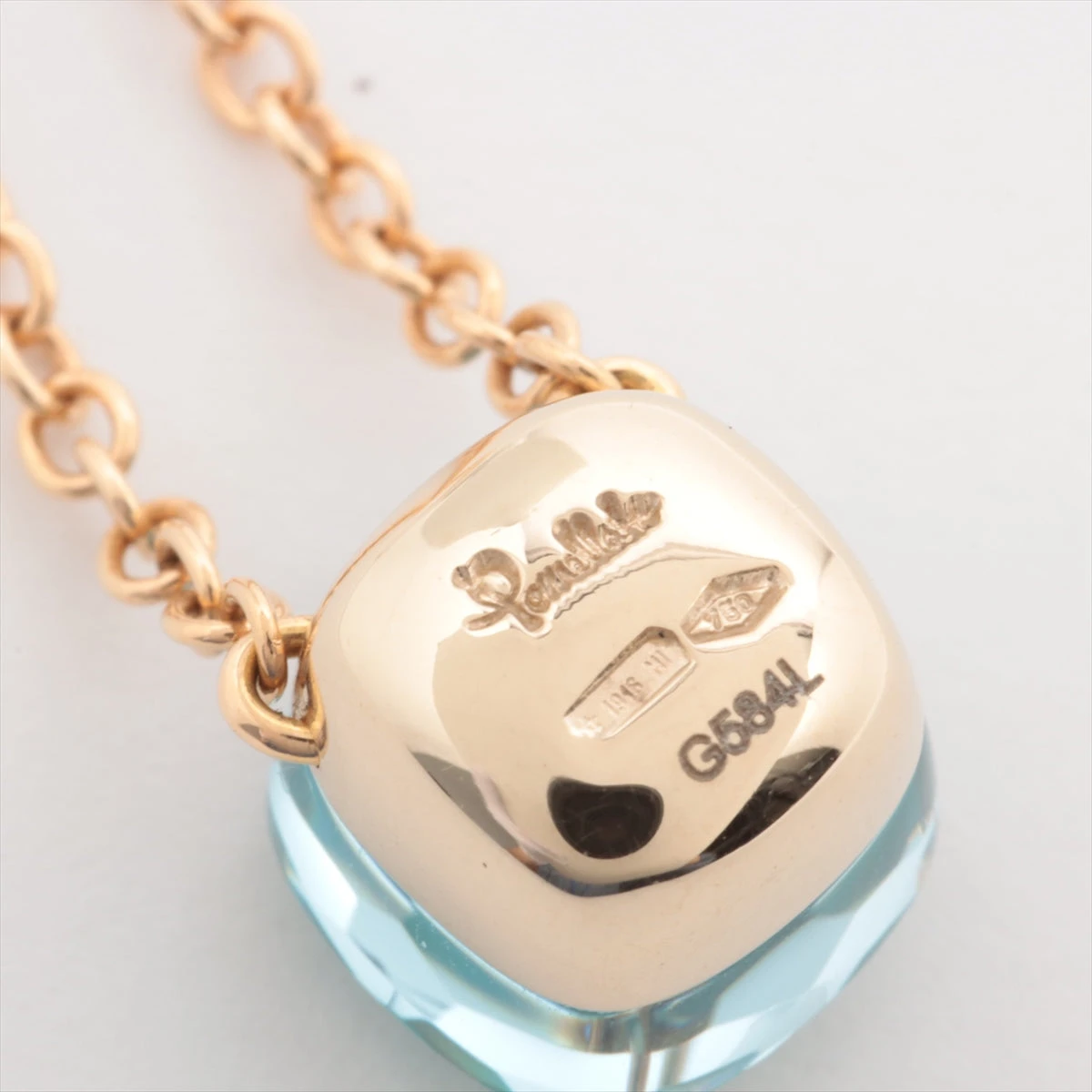 Pomellato - ポメラート ヌード プチ ホワイトトパーズ ネックレス 750