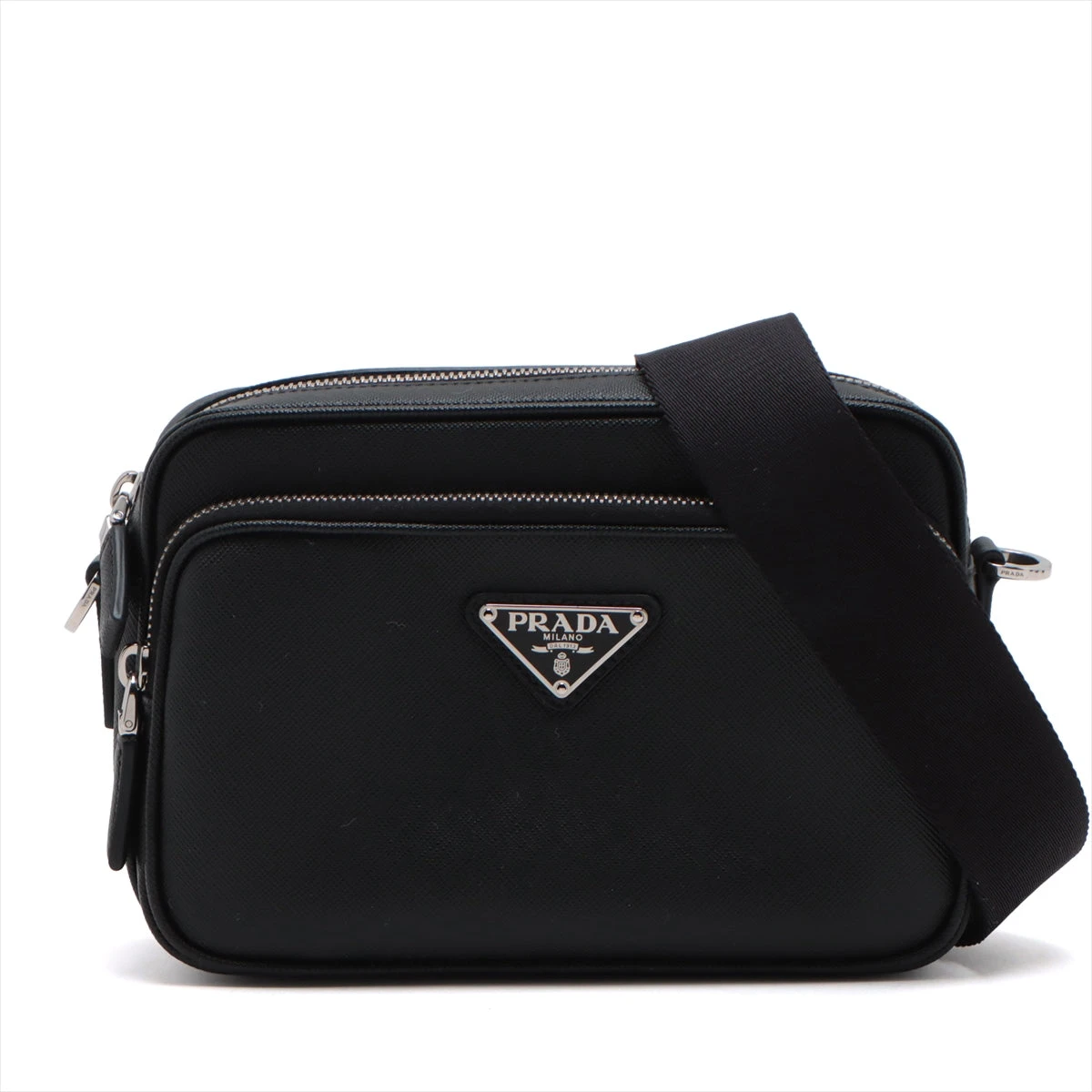 プラダ サフィアーノ ショルダーバッグ ブラック 2VH170 DB019759