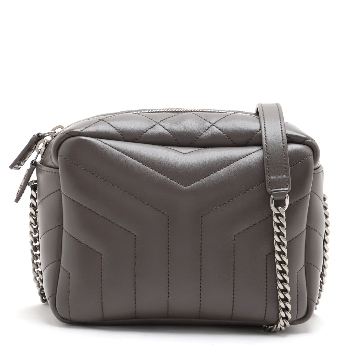 サンローラン YSL グレー ショルダーバッグ