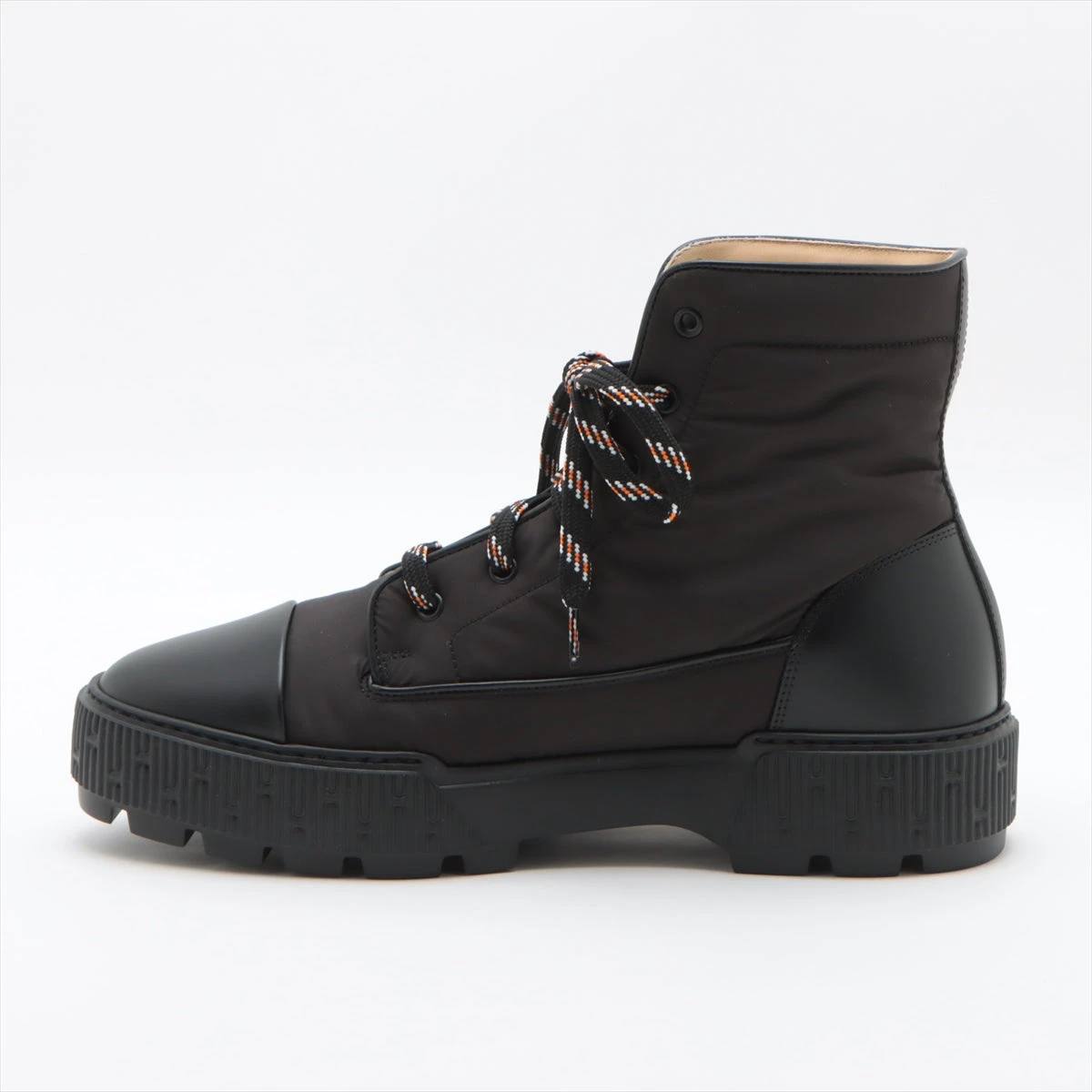 エルメス フレッシュ ナイロン レザー ショート ブーツ size 42 【公式