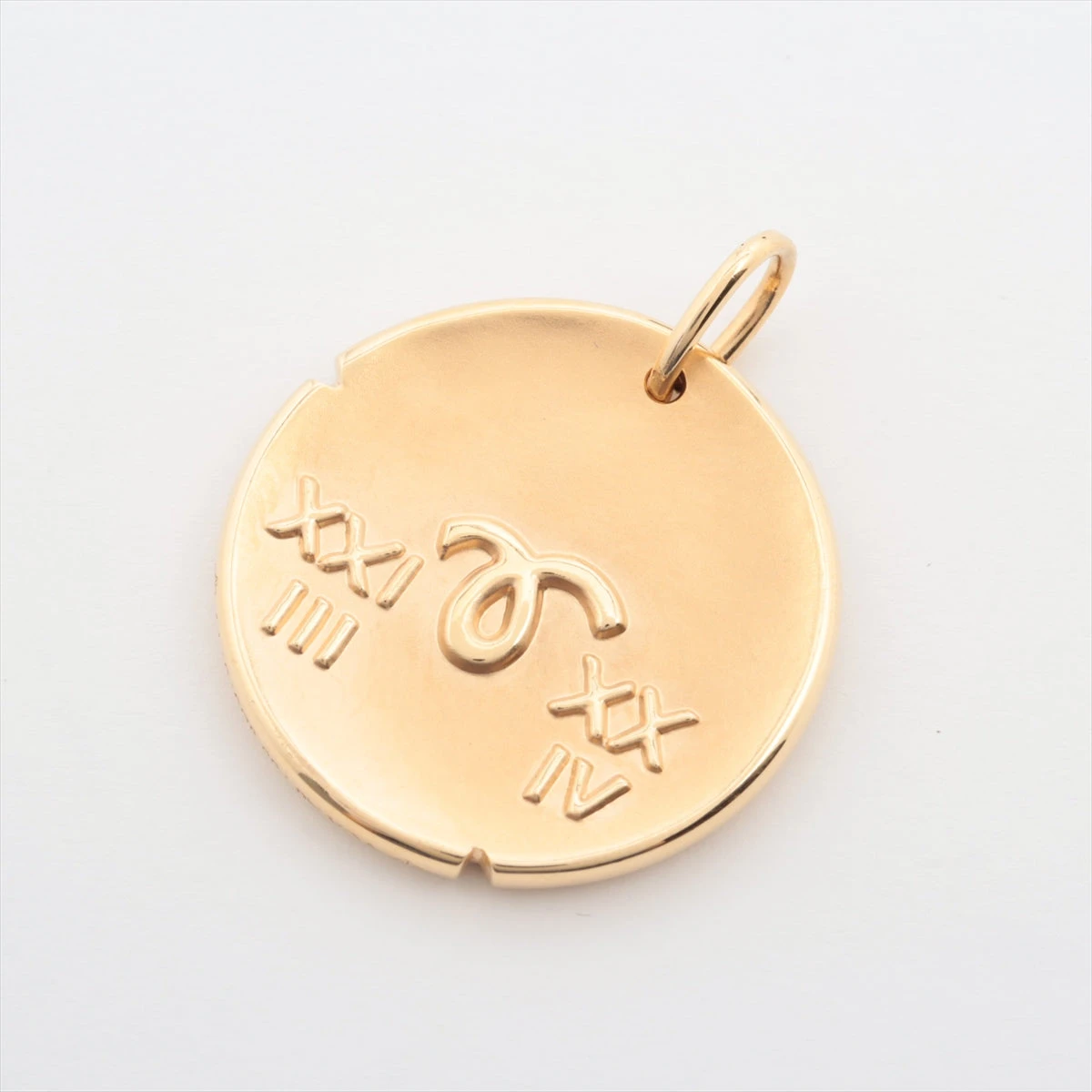 ヴァンクリーフ&アーペル ゾディアック メダル ネックレストップ 750