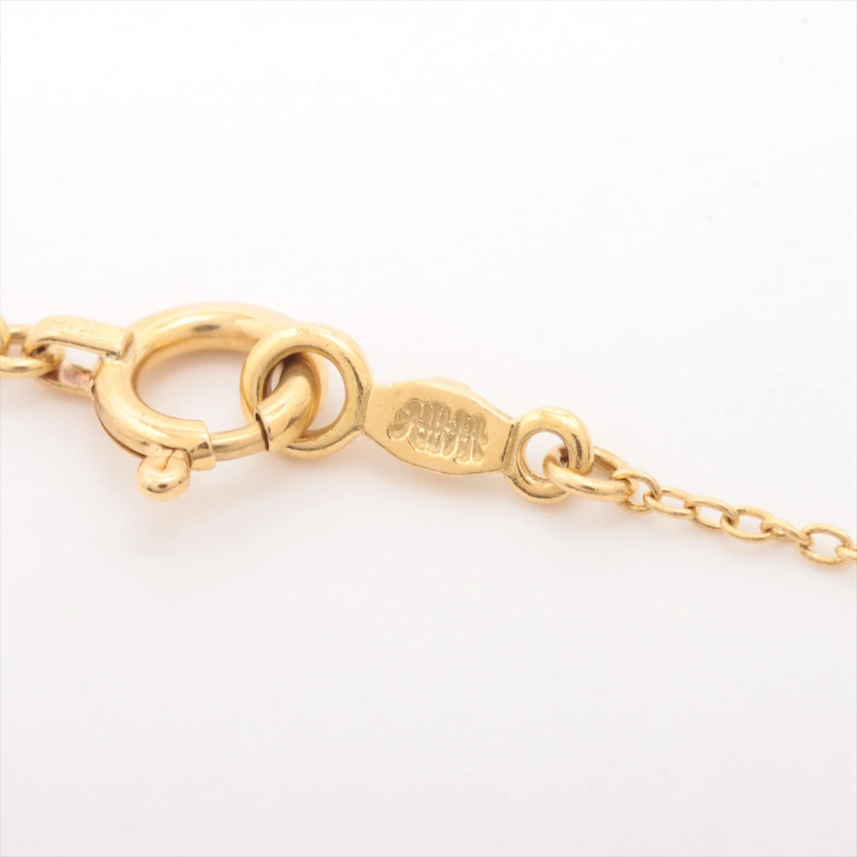 AHKAH ミニウリエルクロス　ネックレス　YG アーカー ミニウリエルクロス ダイヤ ネックレス K18(YG) 1.9g